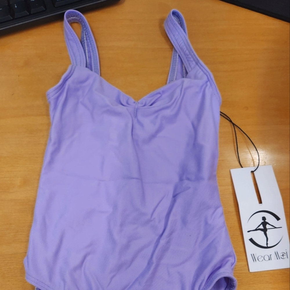 NWT Wear Moi Girls Leotard in Lilac 4/6